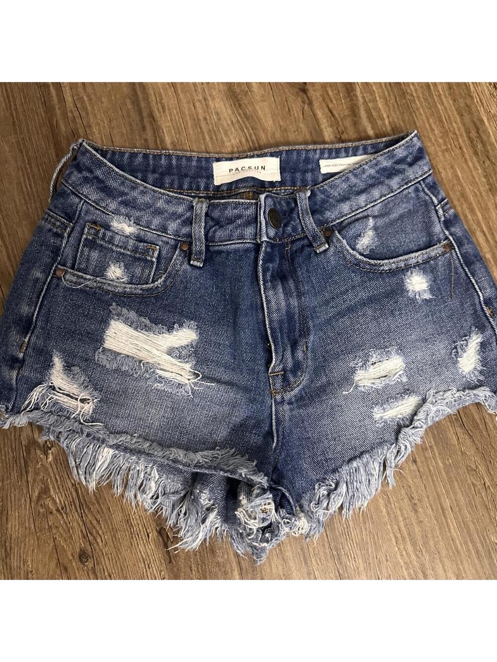 PacSun Women's Blue and Navy Shorts